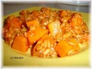 Hackfleischgericht - Risotto mit Kürbis und Hackfleisch - Rezept