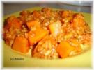 Hackfleischgericht - Risotto mit Kürbis und Hackfleisch - Rezept