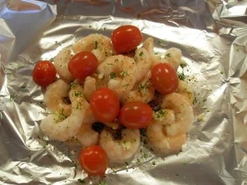 Garnelen-Päckchen - Rezept