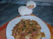 Hack : Weißkohl mit Hack....gebraten - Rezept