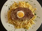 Rezept: falscher Hase gefรผllt mit Ei falscher Hase gefรผllt mit Ei - Rezept