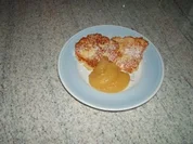 Quarkplätzchen mit Apfelmus - Rezept