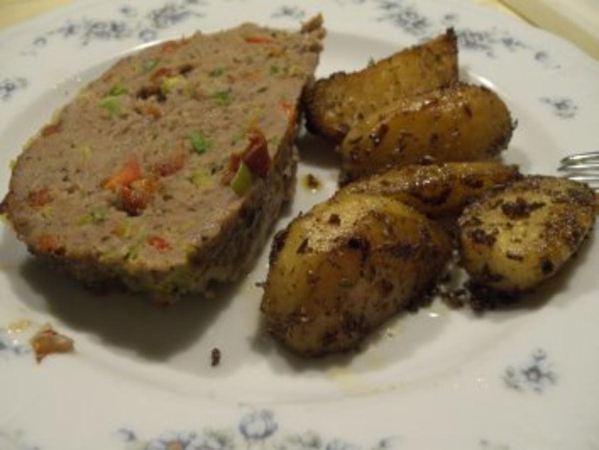 Hackbraten mediterran - Rezept