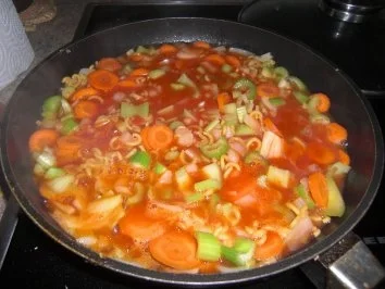 Nudel-Gemüse-Eintopf - Rezept