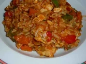Hähnchen-Reis-Pfanne - Rezept