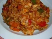 Hähnchen-Reis-Pfanne - Rezept