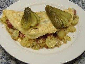Westf.Bauernomelett - Rezept