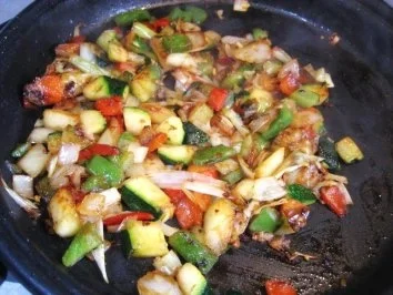 Pfannengemüse - spanische Art ... - Rezept - Bild Nr. 4