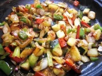 Pfannengemüse - spanische Art ... - Rezept - Bild Nr. 3