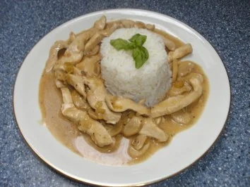 Rezept: Hähnchengeschnetzeltes Hähnchengeschnetzeltes - Rezept