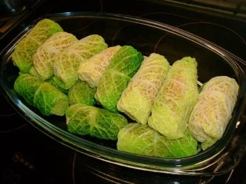 Hackfleisch: Wirsingrolle mit mediterraner Füllung - Rezept - Bild Nr. 4