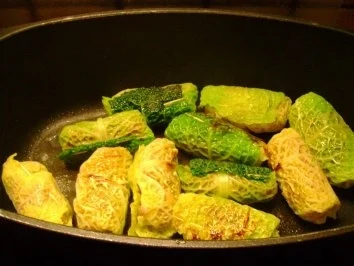 Hackfleisch: Wirsingrolle mit mediterraner Füllung - Rezept - Bild Nr. 3