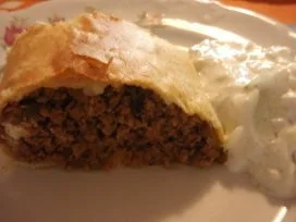 Rezept: Fleisch: Fleischstrudel nach griechischer Art Fleisch: Fleischstrudel nach griechischer Art - Rezept