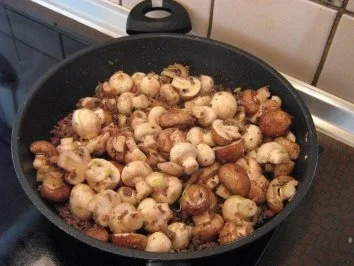 Pilzpfanne mit Rinderhack - Rezept - Bild Nr. 3