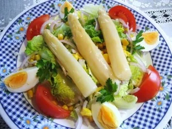 Rezept: Salat zum Frühlings-Anfang ... Salat zum Frühlings-Anfang ... - Rezept