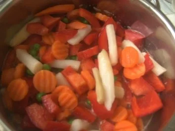 Eier-Schinken-Omlet mit - Rezept - Bild Nr. 2