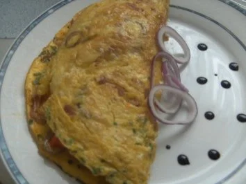 Eier-Schinken-Omlet mit - Rezept - Bild Nr. 9