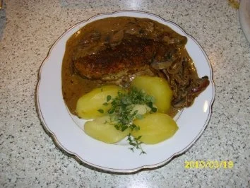 Rezept: Thymian-Bruschetta-Schnitzel Thymian-Bruschetta-Schnitzel - Rezept