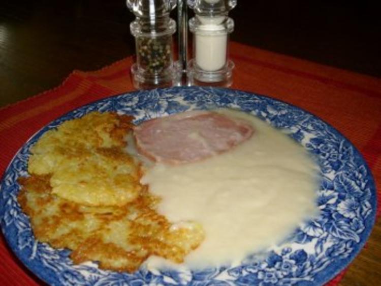 Gebackene Klöße mit Kassler und Meerrettichsoße>> - einfach - von Tolotika Gebackene Klöße mit Kassler und Meerrettichsoße>> - einfach - von Tolotika