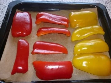 Rezept: Spaghetti mit getrockneten Steinpilzen und Paprika Bild Nr. 2 Spaghetti mit getrockneten Steinpilzen und Paprika - Rezept - Bild Nr. 2