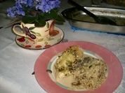 Hähnchenbrust "Hubertus" mit Steinpilz-Risotto>> - Rezept