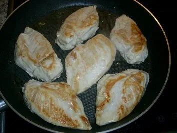 Hähnchenbrust "Hubertus" mit Steinpilz-Risotto>> - Rezept - Bild Nr. 3