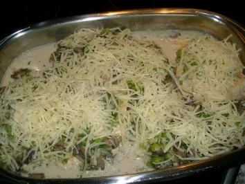 Hähnchenbrust "Hubertus" mit Steinpilz-Risotto>> - Rezept - Bild Nr. 8