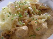 Zwiebel-Klößchen-Pfanne - Rezept