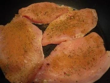 Putenschnitzel mit Champignons und Lauchzwiebeln - Rezept - Bild Nr. 3