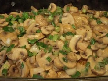 Putenschnitzel mit Champignons und Lauchzwiebeln - Rezept - Bild Nr. 5