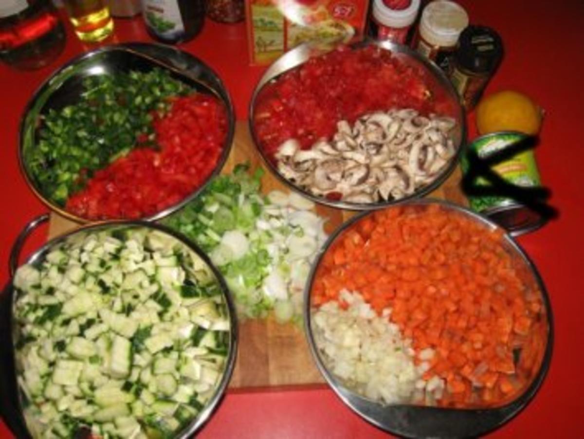 Gemüse-Couscous mit gebackenem Fischfilet - Rezept - Bild Nr. 4