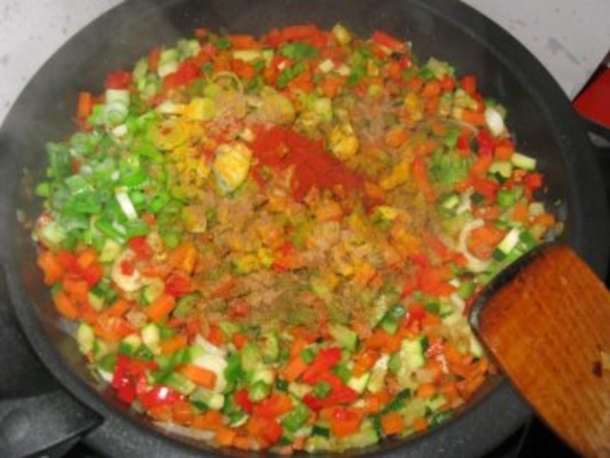 Gemüse-Couscous mit gebackenem Fischfilet - Rezept - Bild Nr. 8