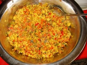 Rezept: Gemüse-Couscous mit gebackenem Fischfilet Bild Nr. 13 Gemüse-Couscous mit gebackenem Fischfilet - Rezept - Bild Nr. 13