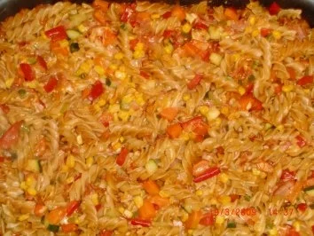 Bunter Gemüse-Nudel Auflauf - Rezept - Bild Nr. 2