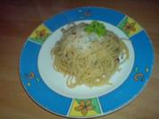 Spaghetti mit Peperoni-Knoblauch-Öl - Rezept