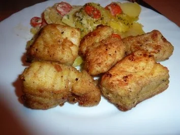 Fisch: Seelachswürfel - Rezept