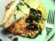 erster gang risotto con branzino al timo - Rezept