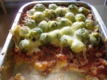 Rosenkohl-Auflauf à la Bolognese - Rezept