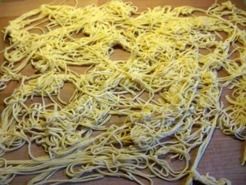 Rezept: Oldis selbstgemachte Spaghettis Bild Nr. 3 Oldis selbstgemachte Spaghettis - Rezept - Bild Nr. 3