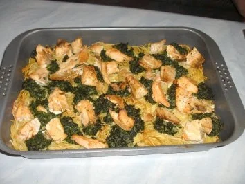 Rezept: Spaghetti-Lachs-Torte Bild Nr. 3 Spaghetti-Lachs-Torte - Rezept - Bild Nr. 3