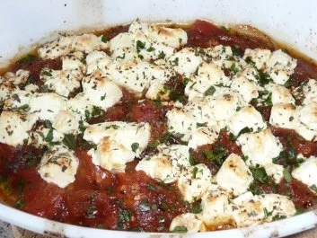 Rezept: Auflauf: Chicorèe mit Tomaten und Feta Bild Nr. 2 Auflauf: Chicorèe mit Tomaten und Feta - Rezept - Bild Nr. 2