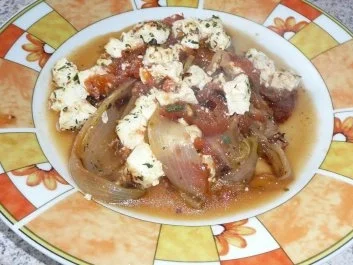 Rezept: Auflauf: Chicorèe mit Tomaten und Feta Bild Nr. 3 Auflauf: Chicorèe mit Tomaten und Feta - Rezept - Bild Nr. 3