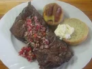 Chimichurrisauce mit mariniertem Rumpsteak - Rezept