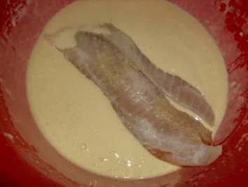 Rezept: Backfisch ~ Bakaliaros Bild Nr. 3 Backfisch ~ Bakaliaros - Rezept - Bild Nr. 3