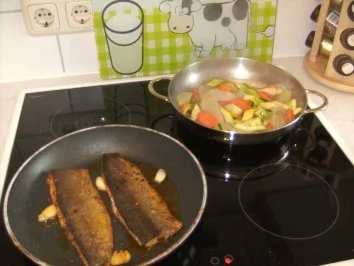 Spicy Forellenfilet mit Gemüse - Rezept - Bild Nr. 2