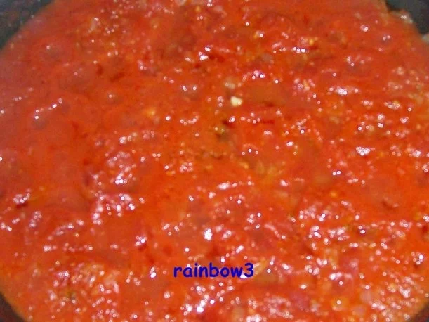 Rezept: Sauce: Tomatensauce/Pizzasauce - Grundrezept Bild Nr. 2 Sauce: Tomatensauce/Pizzasauce - Grundrezept - Rezept - Bild Nr. 2