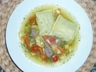 Rezept: Rindfleischsuppe mit Gemüse und Maultaschen Rindfleischsuppe mit Gemüse und Maultaschen - Rezept