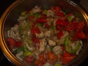 Geflügel: Sahne - Putengeschnezeltes mit Kräuterreis - Rezept - Bild Nr. 2