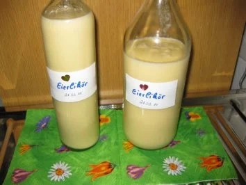 Ei, Ei, Ei ...nein nicht V........sondern mein selbstgemachter Eierlikör...Bilder sind ON - Rezept