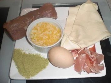 Gefülltes Schweinefilet im Blätterteig - Rezept - Bild Nr. 2